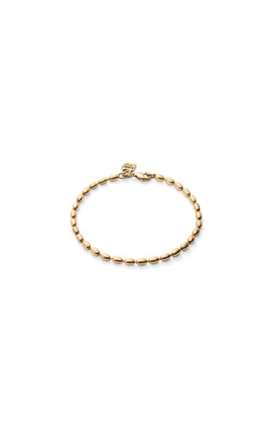 Unode50 18k Gold-plated Charm Bracelet With Oval Links In Gold