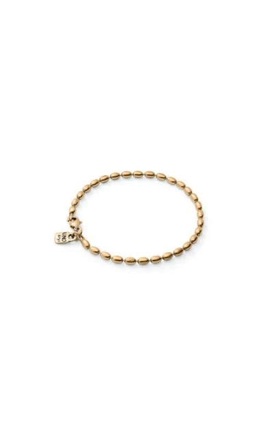 Unode50 18k Gold-plated Charm Bracelet With Oval Links In Gold