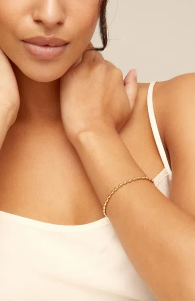 Unode50 18k Gold-plated Charm Bracelet With Oval Links In Gold