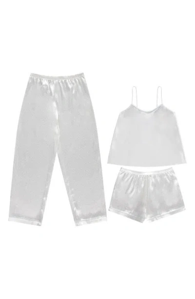 FLORA NIKROOZ FLORA NIKROOZ JAMIE 3-PIECE TRAVEL PAJAMAS 