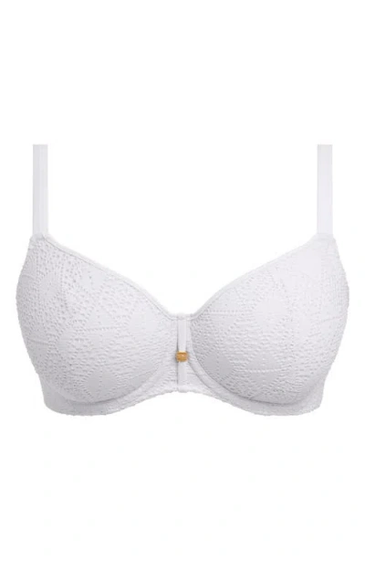 Freya Nomad Nights Underwire Sweetheart Neck Bikini Top In White