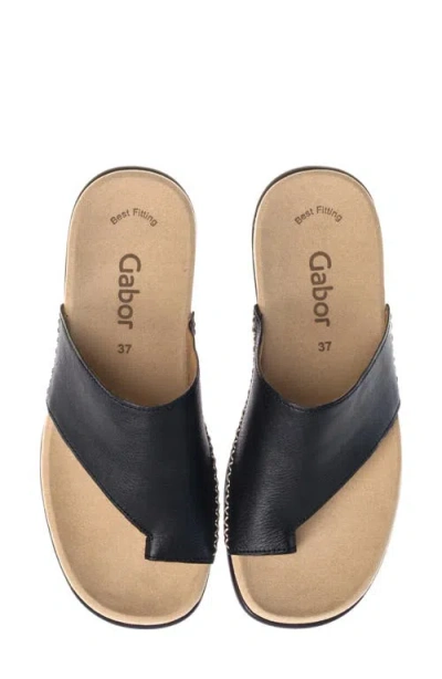 Gabor Asymmetric Flip Flop In Black
