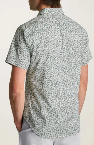 Bonobos Riviera Floral Short Sleeve Stretch Cotton Button-up Shirt In Kenria Floral V2 C67