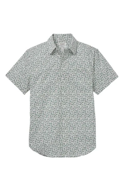 Bonobos Riviera Floral Short Sleeve Stretch Cotton Button-up Shirt In Kenria Floral V2 C67