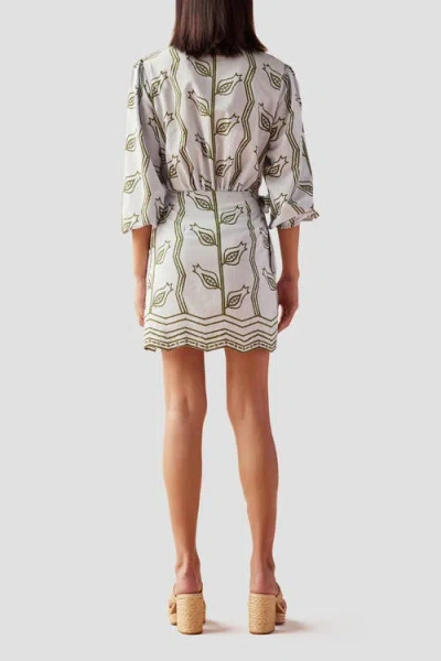 Omika Avery Mini Dress In Vani Dew In Vani Dew