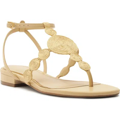 Arezzo Hayley Ankle Strap Sandal In Natural