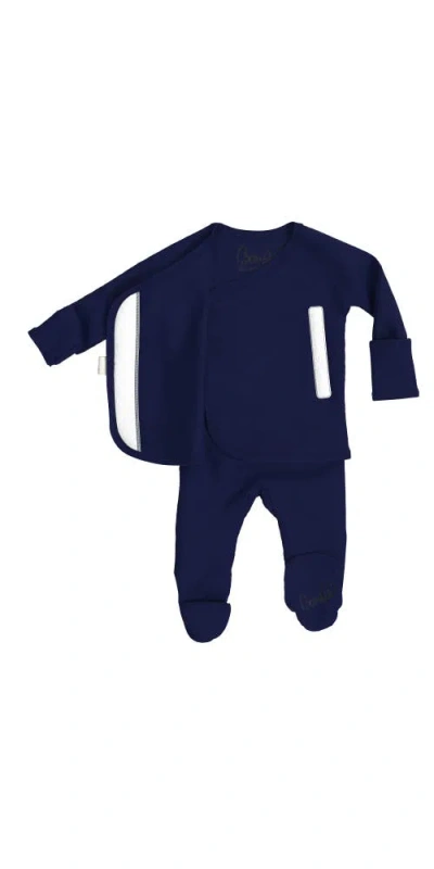 Bonsie Baby Skin To Skin Girl Or Boy, Footie In Midnight