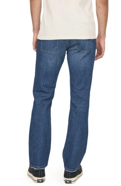 Warp & Weft Warp+weft High Waist Straight Leg Jeans In Dark Cove