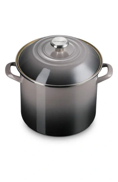 Le Creuset 10-quart Enameled Stainless Steel Stock Pot In Oyster