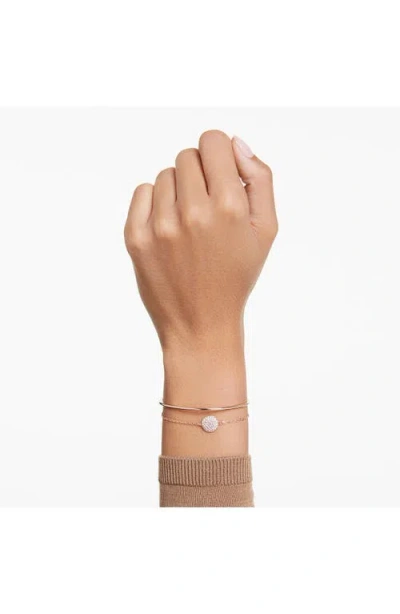 Swarovski Sublima Bangle Bracelet In Rose Gold