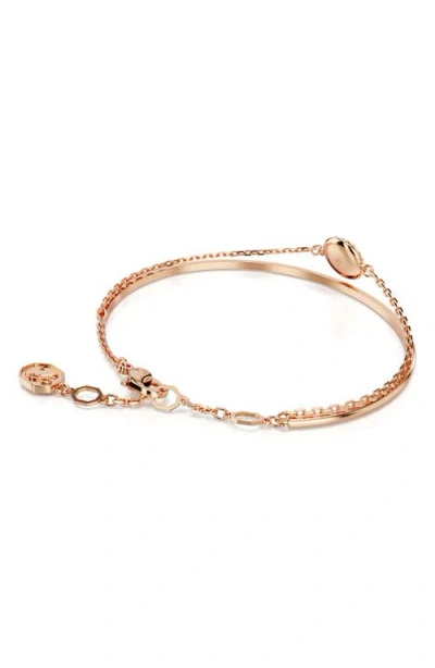 Swarovski Sublima Bangle Bracelet In Rose Gold