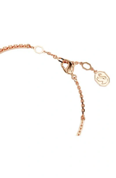 Swarovski Sublima Bangle Bracelet In Rose Gold