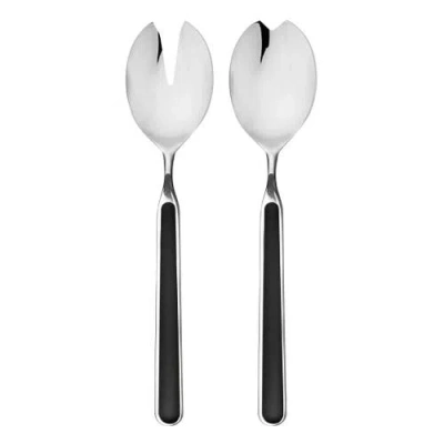 Mepra Fantasia Salad Serving Set In Black