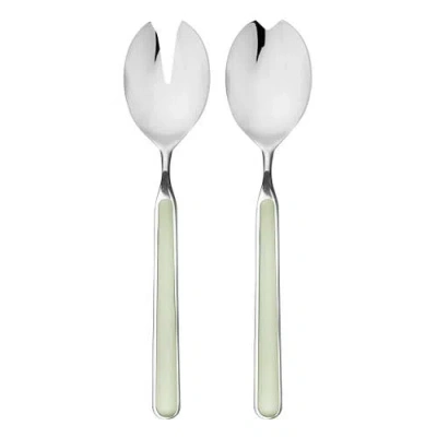 Mepra Fantasia 2 Piece Salad Serving Set In Sage