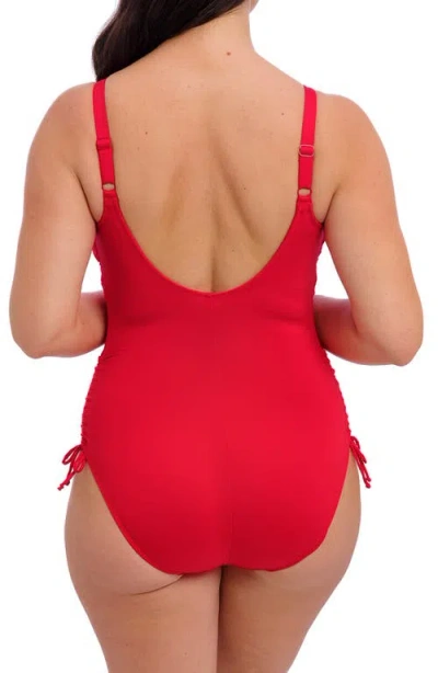 Fantasie Ottawa Underwire Twist Front One-piece Swimsuit In Radiant Red