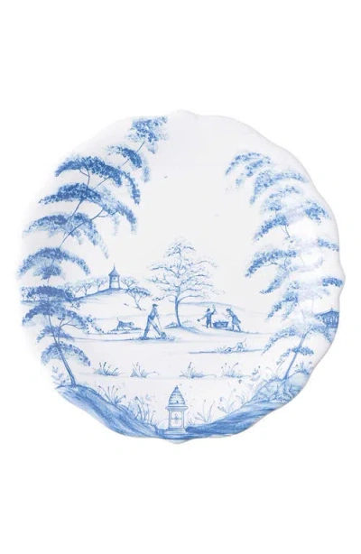 Juliska Country Estate Set Of 4 Party Plates In Delft Blue