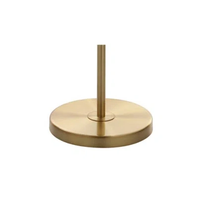 Jonathan Y Elizabeth 60" Crystal/metal Led Floor Lamp In Brass Gold