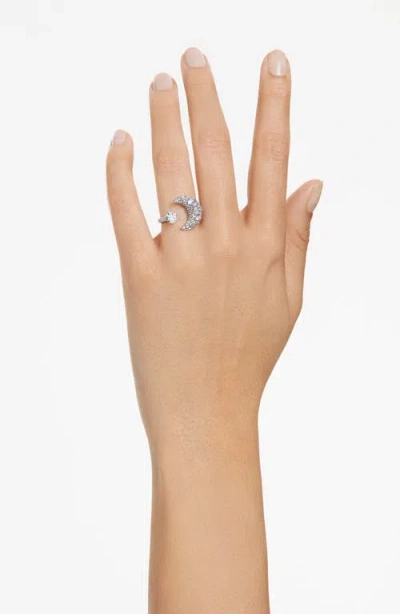 Swarovski Sublima Open Ring In Metallic