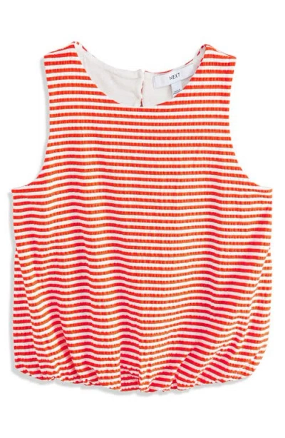 Next Stripe Sleeveless Top In Red
