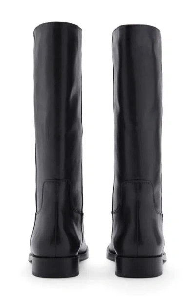 Mango Knee High Boot In Black