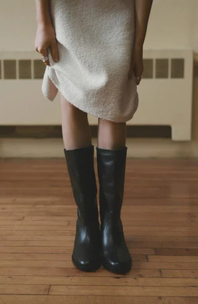 Mango Knee High Boot In Chocolate