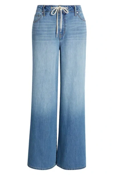 1822 Denim Drawstring High Waist Wide Leg Jeans In Yonkers