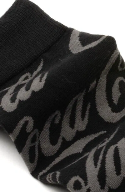 Cufflinks, Inc . Coke Crew Socks In Black