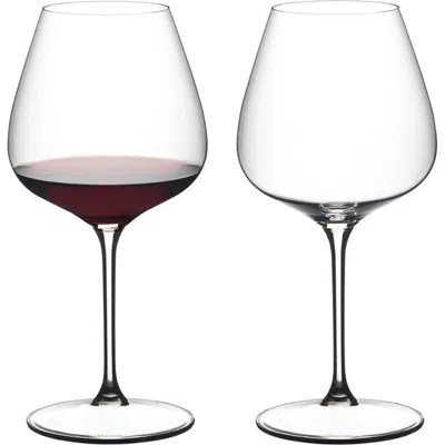 Riedel Grape@ Pinot Noir / Nebbiolo/ Aperitivo Glass, Set Of 2, 26.5 Ounce In Clear