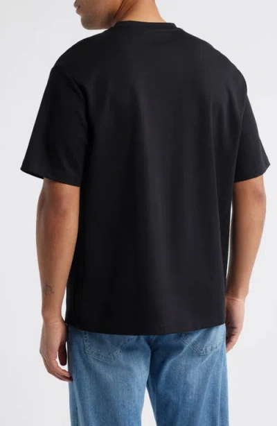 Mavi Jeans Stretch Cotton T-shirt In Black