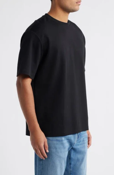 Mavi Jeans Stretch Cotton T-shirt In Black