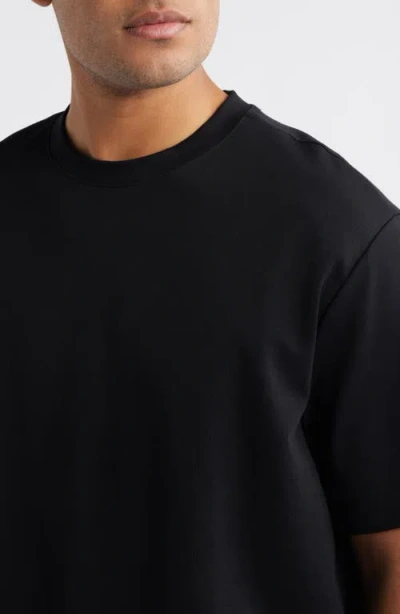 Mavi Jeans Stretch Cotton T-shirt In Black