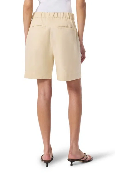 Rag & Bone Leona Linen Blend Shorts In Light Tan