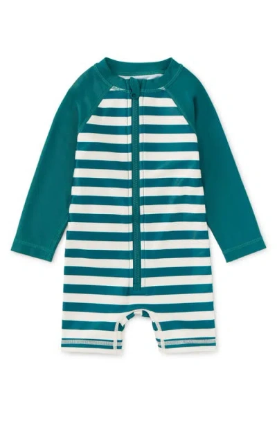 Tea Collection Rash Guard Baby Swimsuit In Core Swim