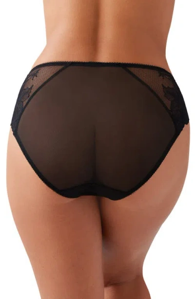 Wacoal Vivid Attraction High Cut Briefs In Black