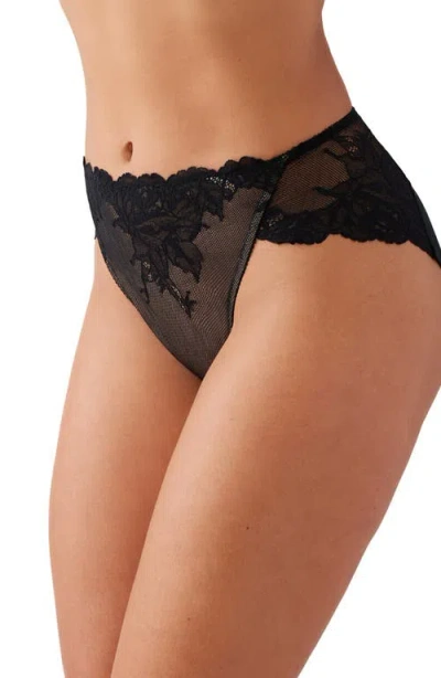Wacoal Vivid Attraction High Cut Briefs In Black