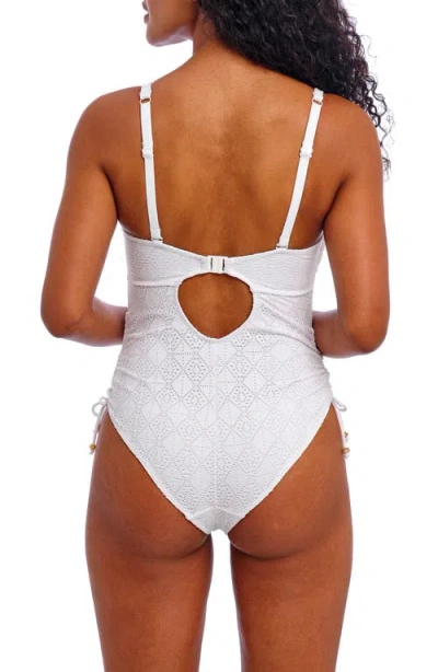 Freya Nomad Nights Underwire One-piece Swimsuit In White