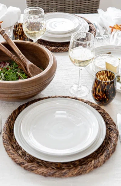 Juliska Bilbao Dessert/salad Plate In Whitewash