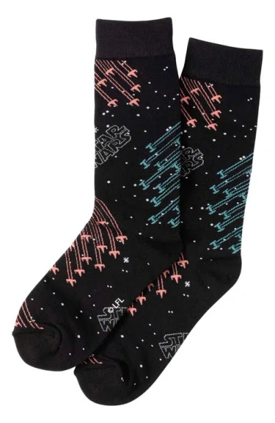 Cufflinks, Inc . X Star Wars Transport Lapel Pin & 3-pack Socks Set In Black