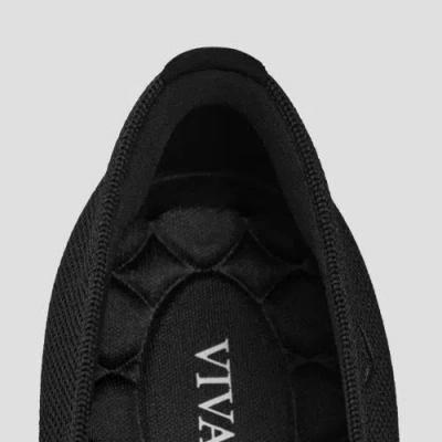 Vivaia Pointed-toe Mid Heels In Black