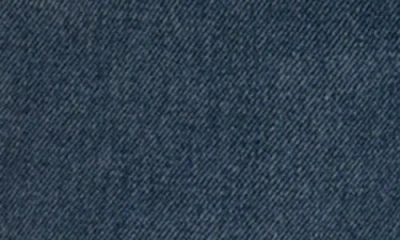 Mango Cuffed Wide Leg Jeans In Medium Blue