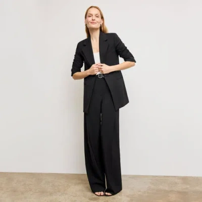 M.m.lafleur Rina Sculptural Pant In Black