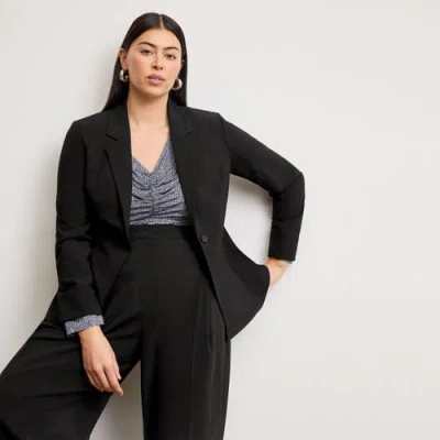M.m.lafleur Rina Sculptural Pant In Black