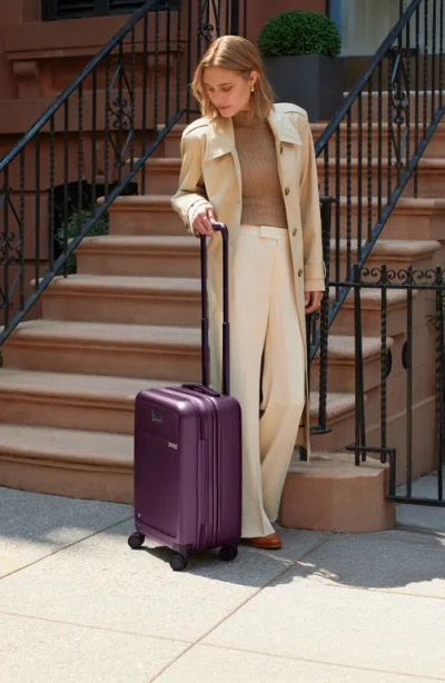 Briggs & Riley Sympatico 3.0 Global Carry On Expandable Spinner Suitcase In Plum