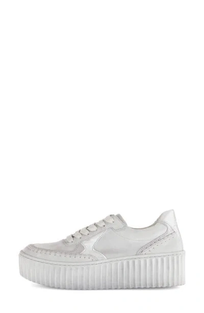 Gabor 63.204 Platform Sneaker In Light Grey