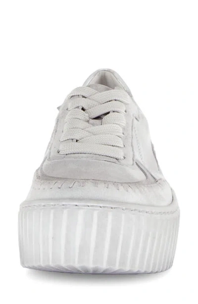 Gabor 63.204 Platform Sneaker In Light Grey
