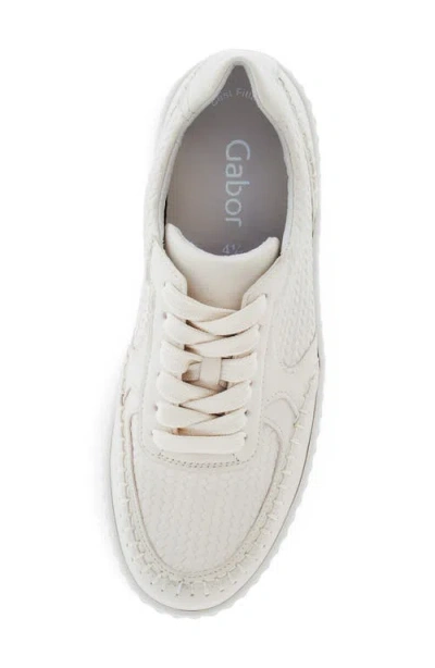 Gabor 63.204 Platform Sneaker In Neutral