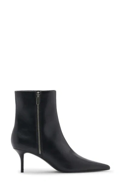 Mango Pointed Toe Bootie In Black