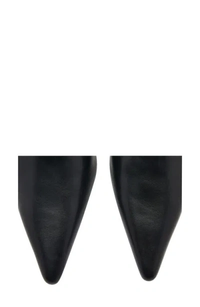 Mango Pointed Toe Bootie In Black