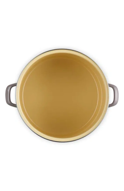 Le Creuset 16-quart Enameled Stainless Steel Stock Pot In Oyster