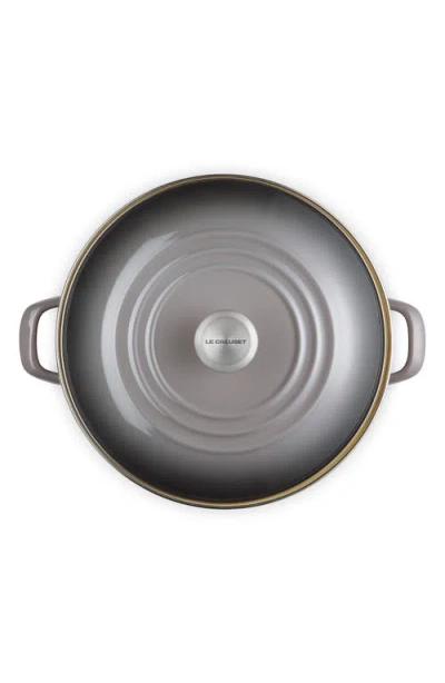 Le Creuset 16-quart Enameled Stainless Steel Stock Pot In Oyster